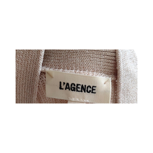 L'Agence Noe Double-Breasted Cardigan Pecan L - Picture 7 of 11